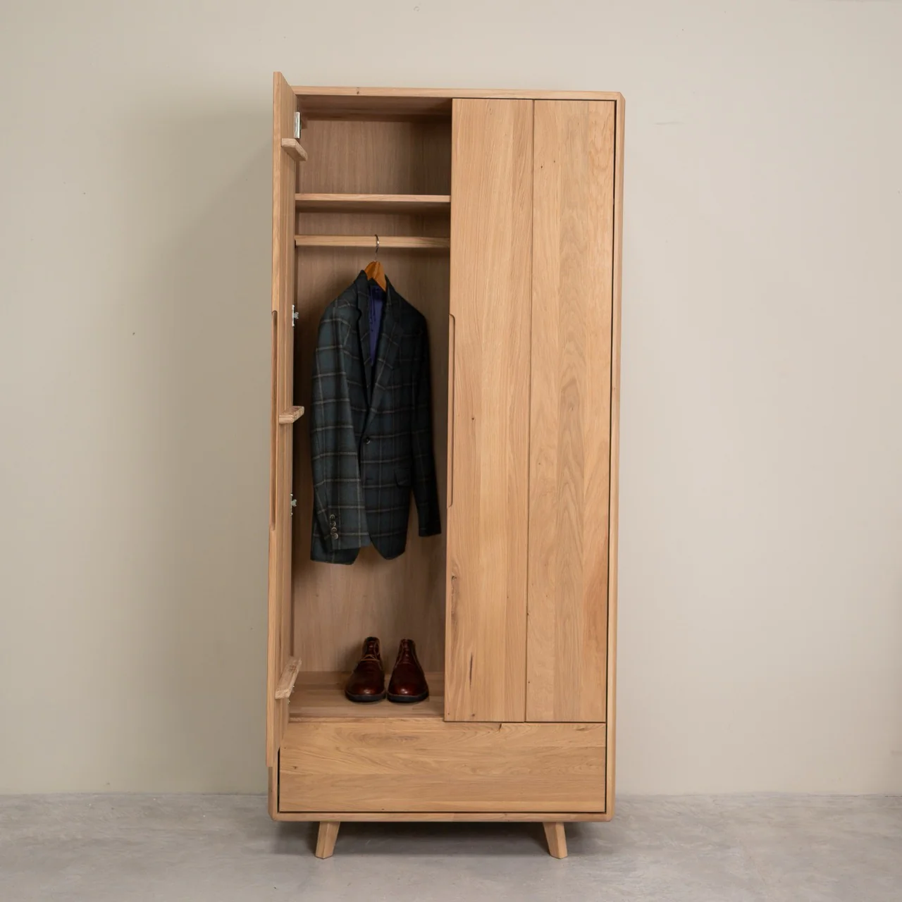 Armoire 2 portes en bois massif Suède - NordicStory - Image 5