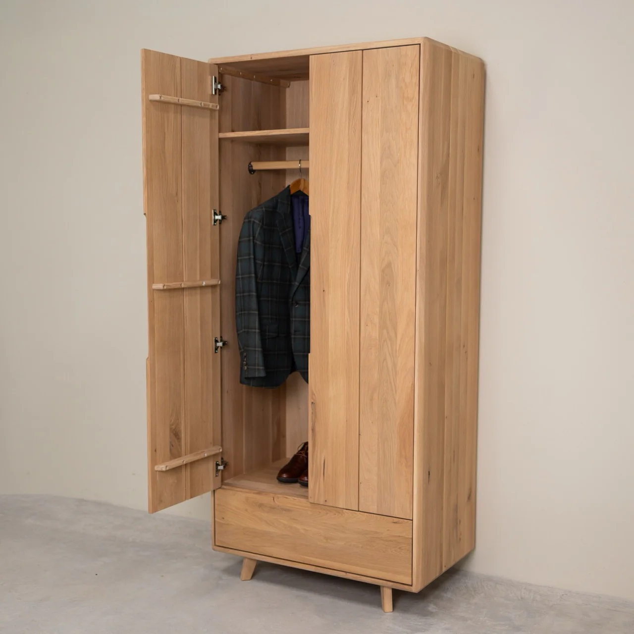 Armoire 2 portes en bois massif Suède - NordicStory - Image 6