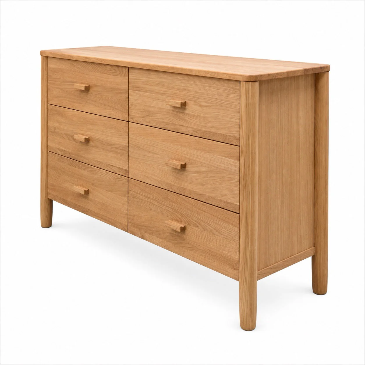 Buffet commode en bois massif de chêne AURA - VESKOR - Image 3