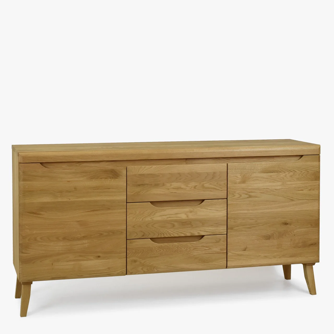 Buffet en bois massif de chêne Milan 3 - NordicStory - Image 10