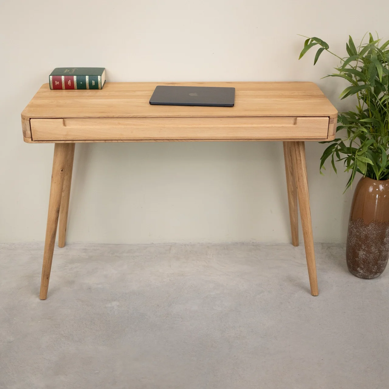 Bureau console en bois massif de chêne Escandi Atelier – NordicStory - Image 12