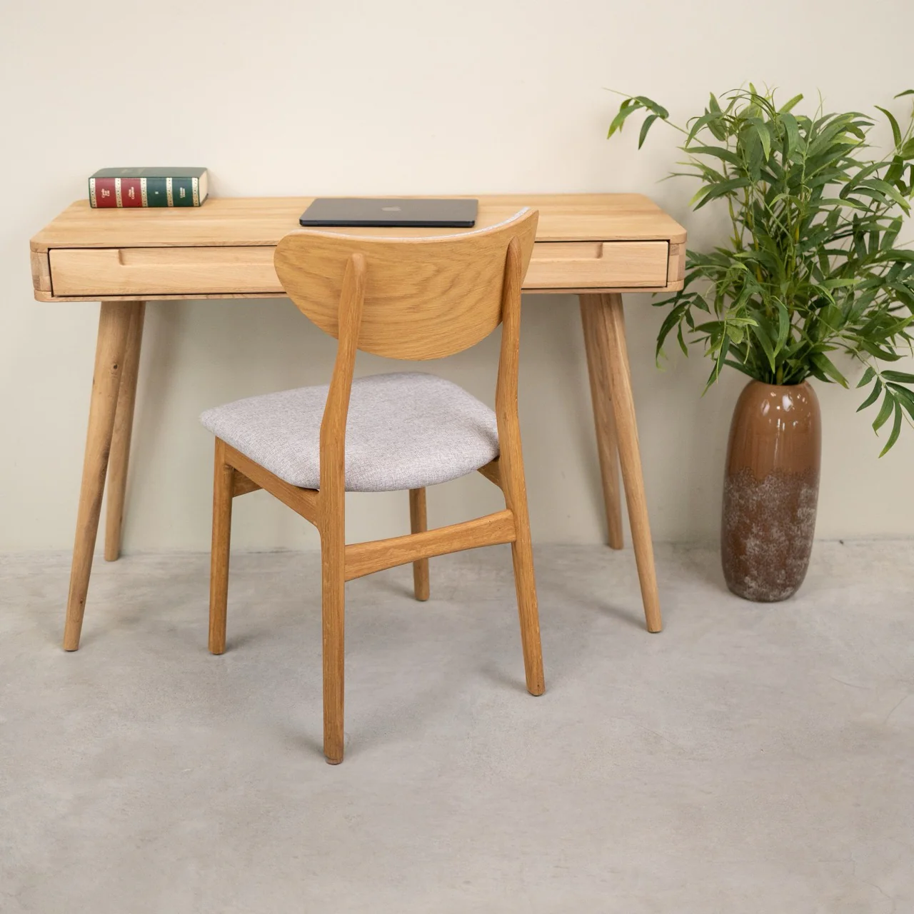 Bureau console en bois massif de chêne Escandi Atelier – NordicStory - Image 16