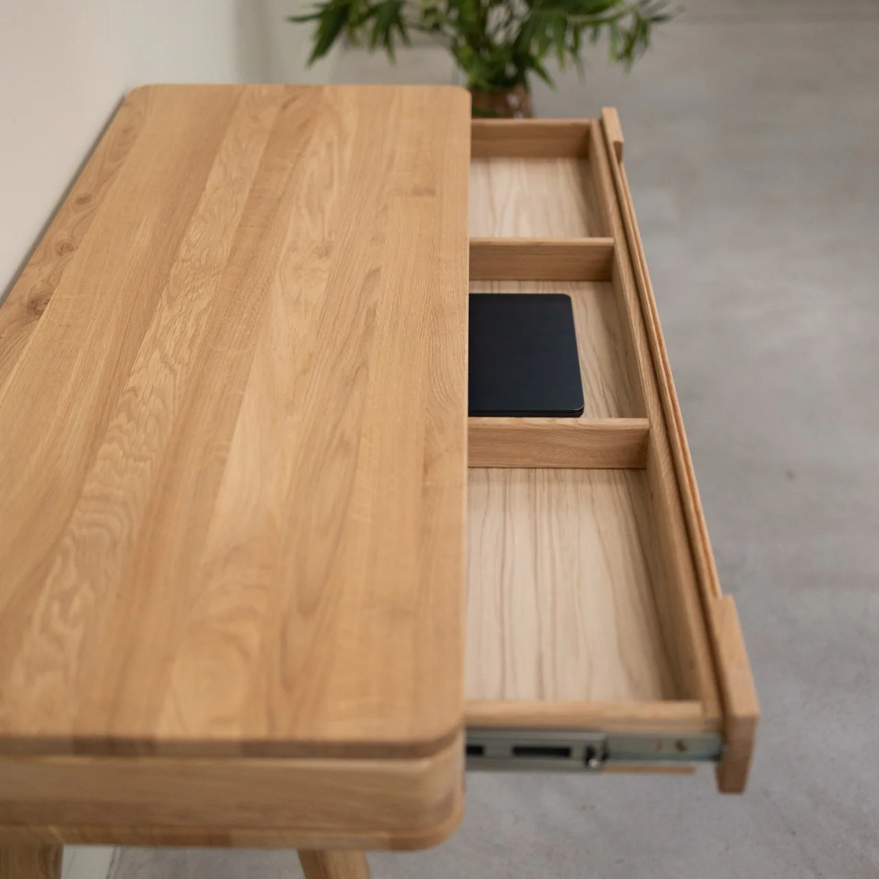 Bureau console en bois massif de chêne Escandi Atelier – NordicStory - Image 22