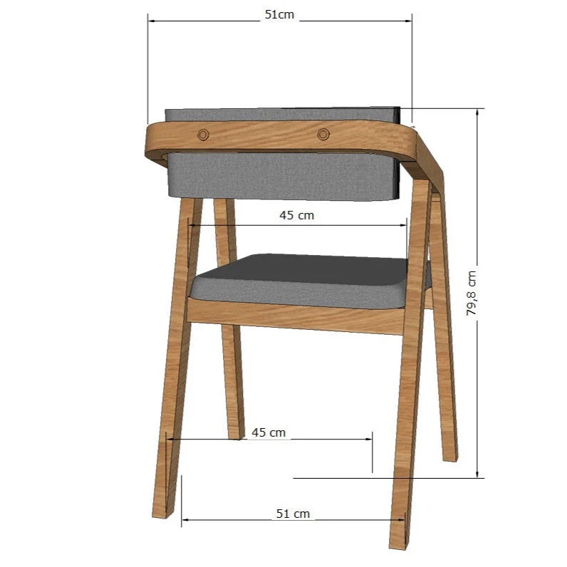 Chaise en bois massif de chêne Soho, revêtement - Lot de 2 ou 4 chaises - NordicStory - Image 13