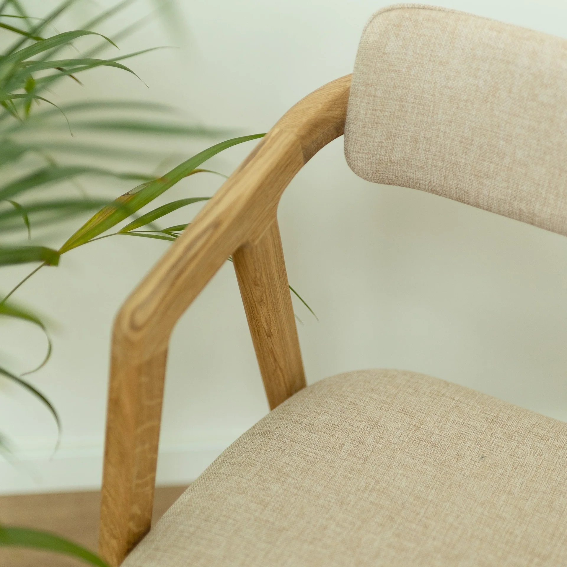 Chaise en bois massif de chêne Soho, revêtement - Lot de 2 ou 4 chaises - NordicStory - Image 3