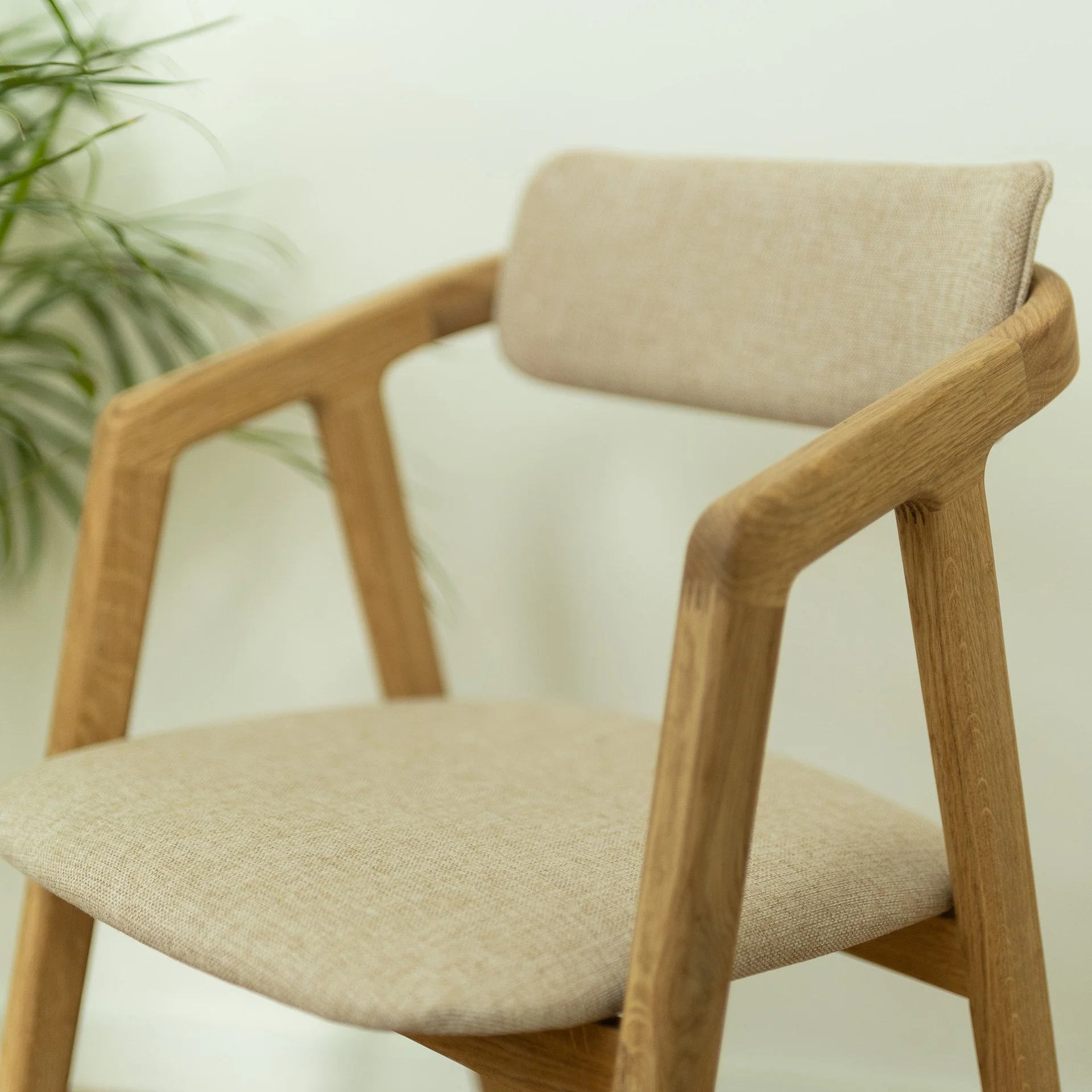Chaise en bois massif de chêne Soho, revêtement - Lot de 2 ou 4 chaises - NordicStory - Image 4