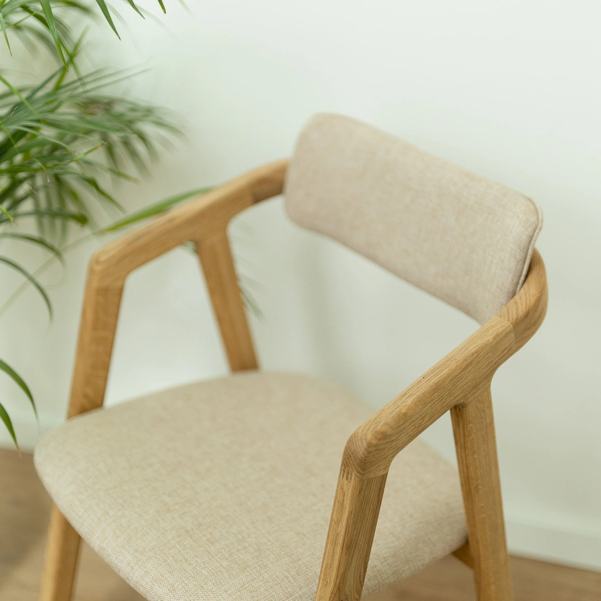 Chaise en bois massif de chêne Soho, revêtement - Lot de 2 ou 4 chaises - NordicStory - Image 5