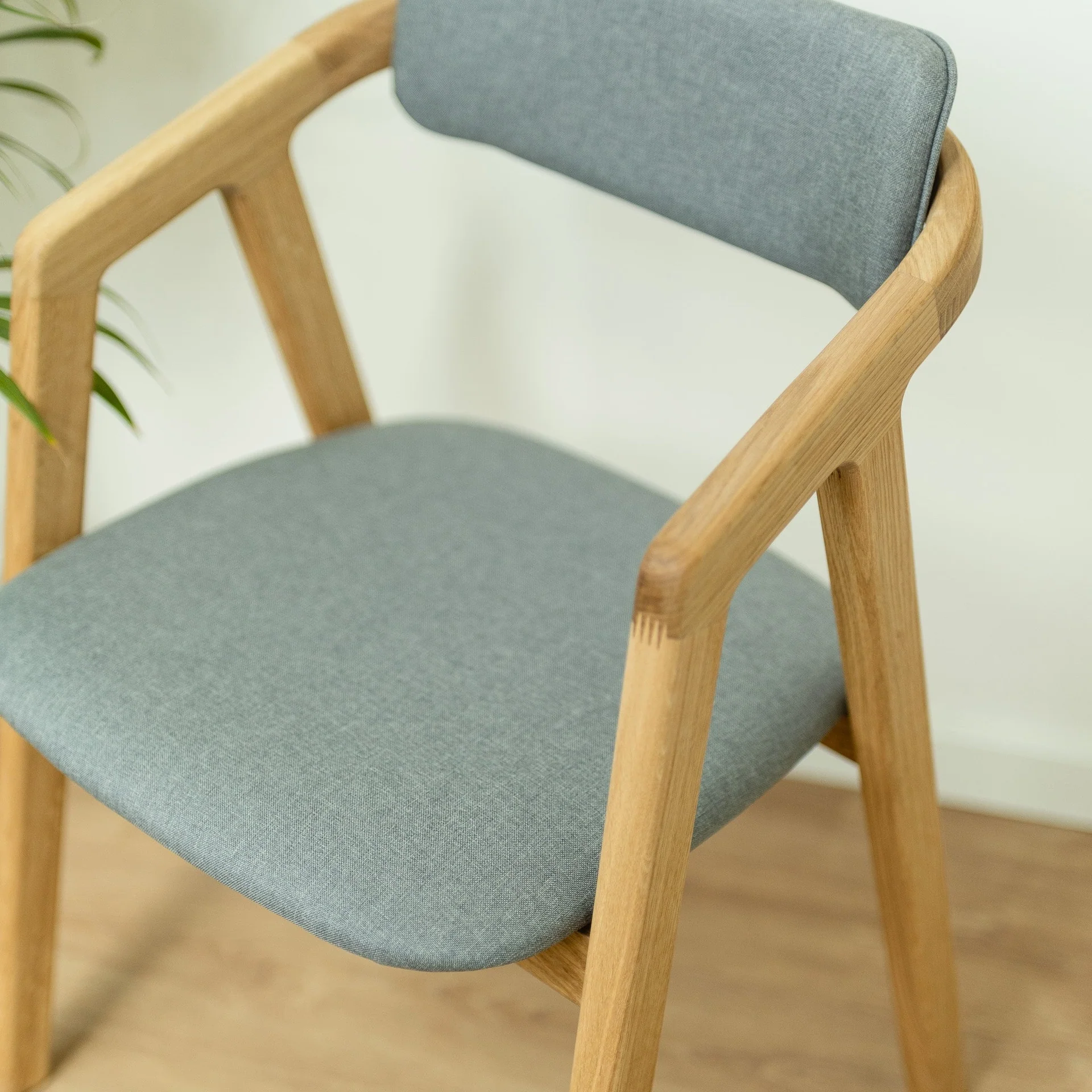 Chaise en bois massif de chêne Soho, revêtement - Lot de 2 ou 4 chaises - NordicStory - Image 7