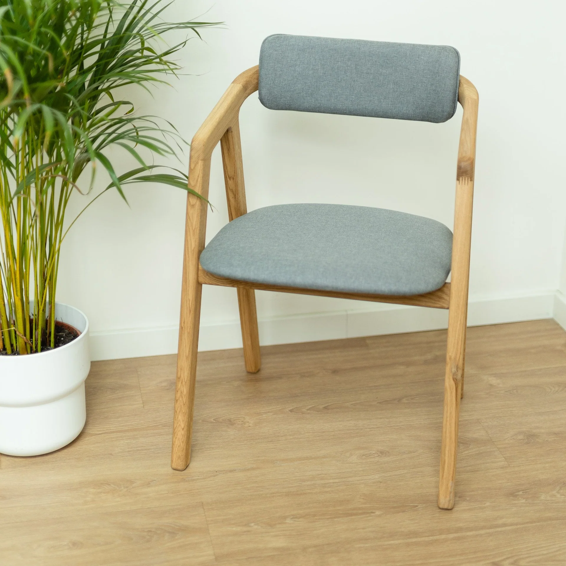 Chaise en bois massif de chêne Soho, revêtement - Lot de 2 ou 4 chaises - NordicStory - Image 8