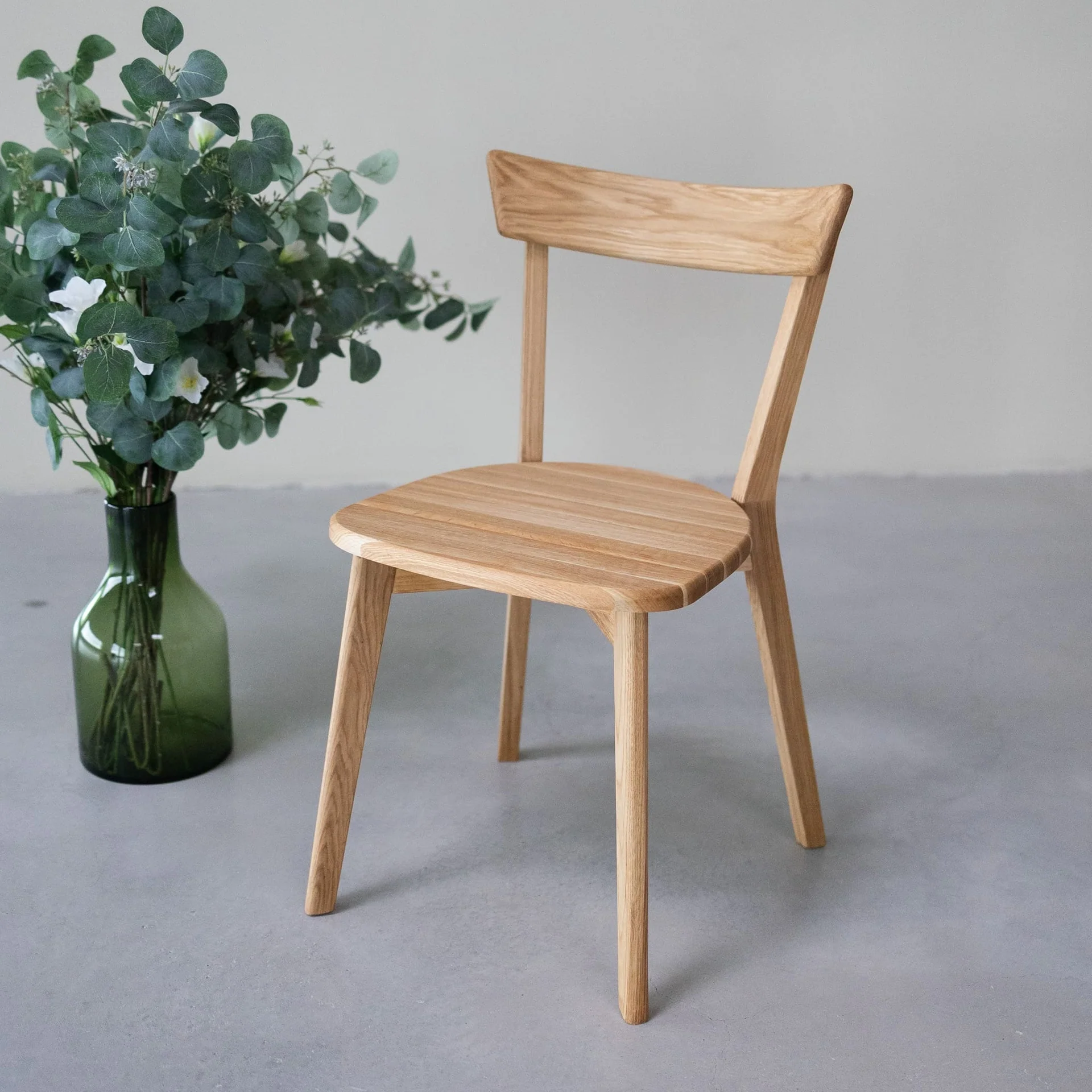 Chaise en bois massif de chêne Victoria - Lot de 2 ou 4 chaises. - NordicStory - Image 8