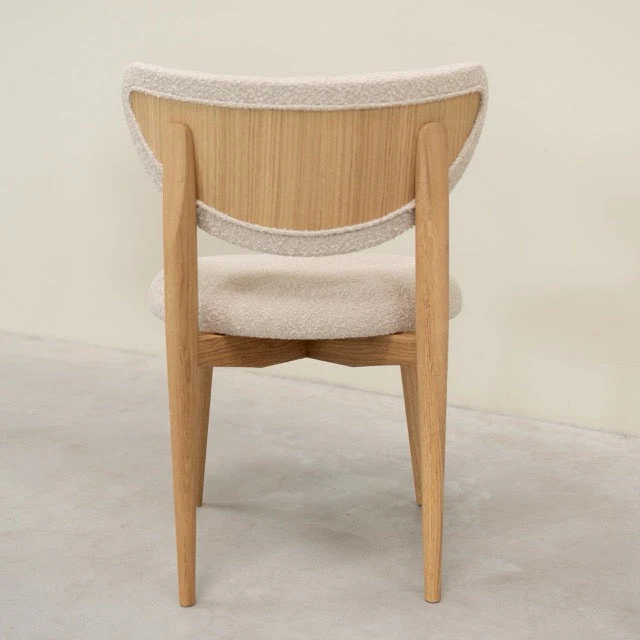 Chaise en bois massif de chêne Nube - Lot de 2 ou 4 chaises - NordicStory - Image 4