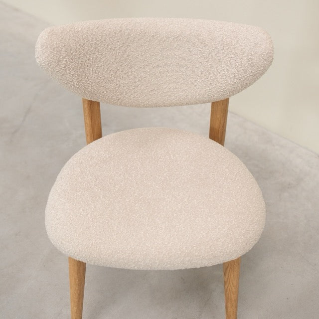 Chaise en bois massif de chêne Nube - Lot de 2 ou 4 chaises - NordicStory - Image 5
