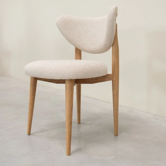 Chaise en bois massif de chêne Nube - Lot de 2 ou 4 chaises - NordicStory - Image 6