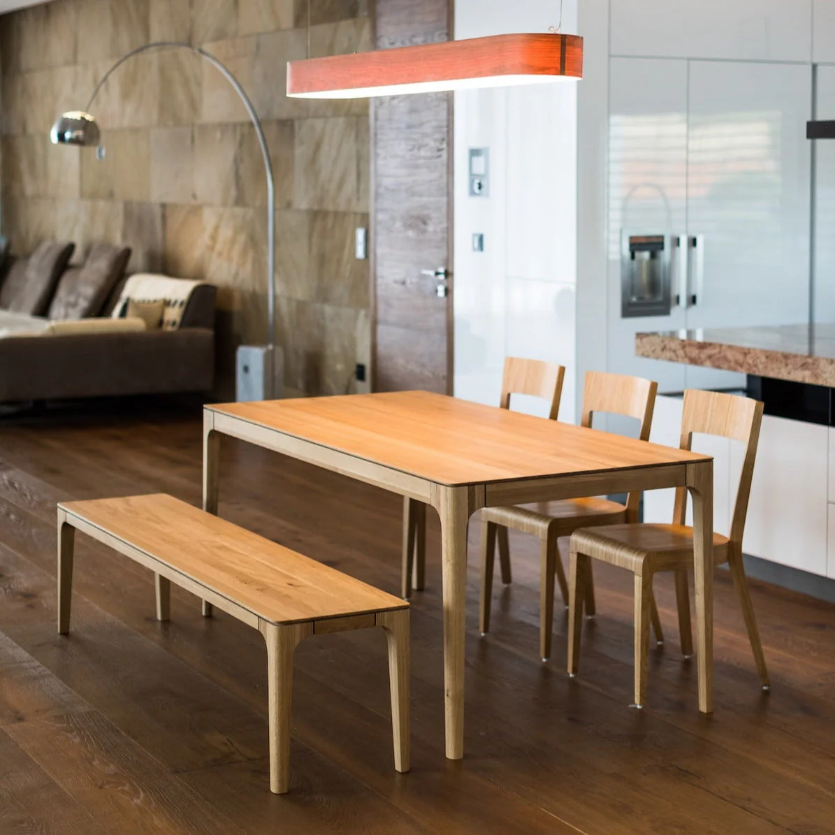 Table à manger extensible en bois massif CREATIV - VESKOR - Image 10