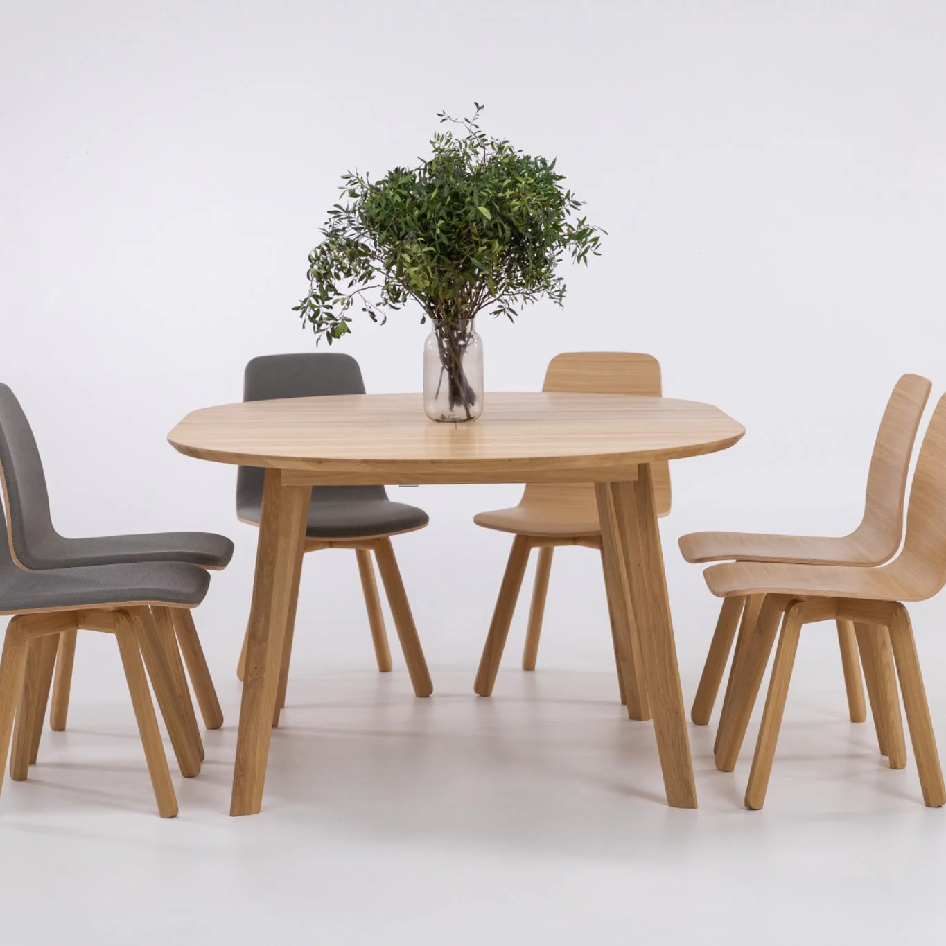 Table à manger extensible en bois massif SAGA - VESKOR - Image 6
