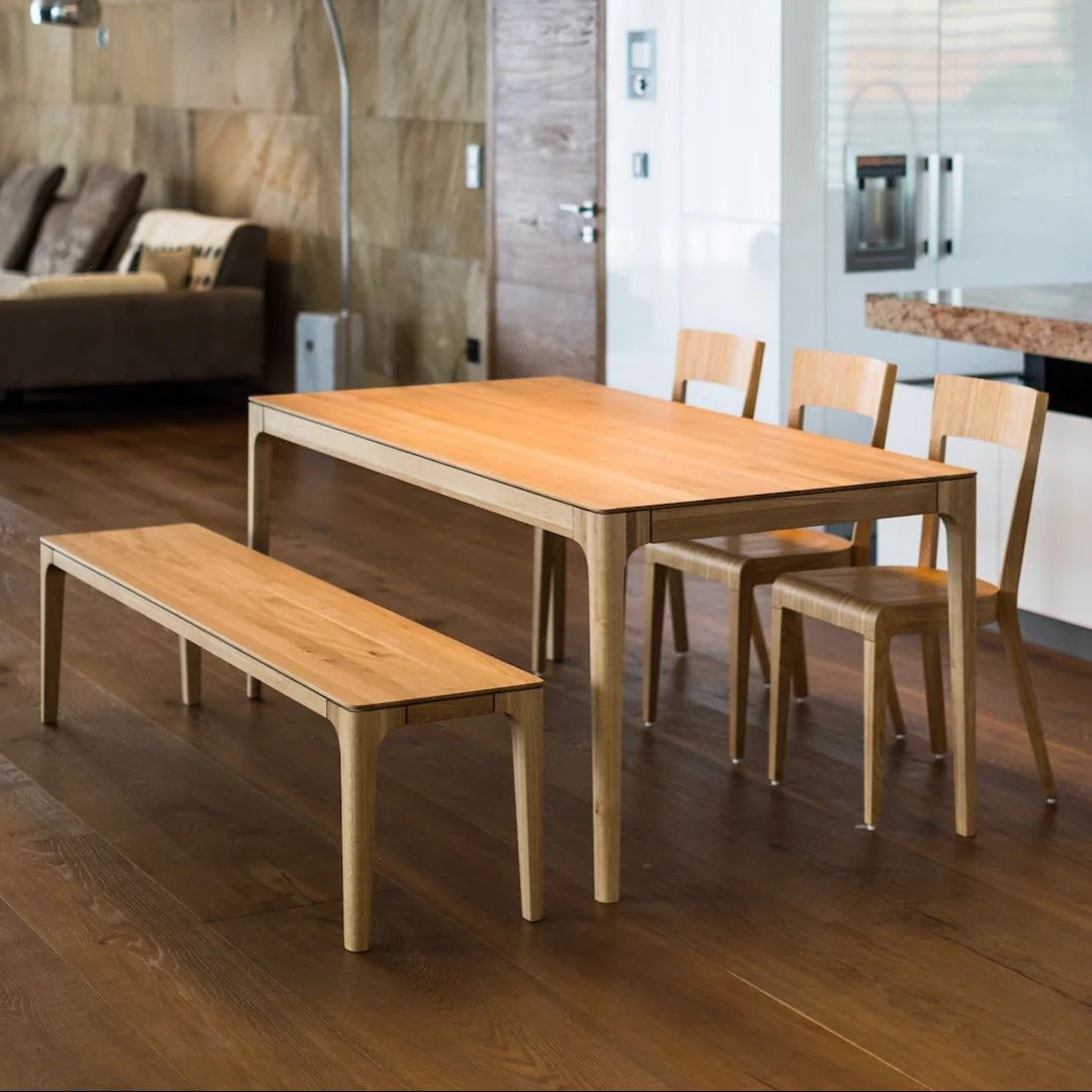 Table à manger fixe en bois massif CREATIV - VESKOR - Image 8