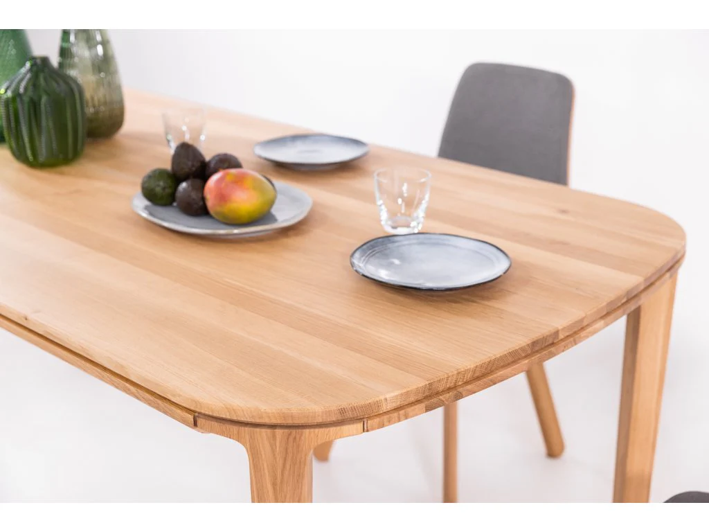 Table à manger fixe en bois massif IKONA - VESKOR - Image 4