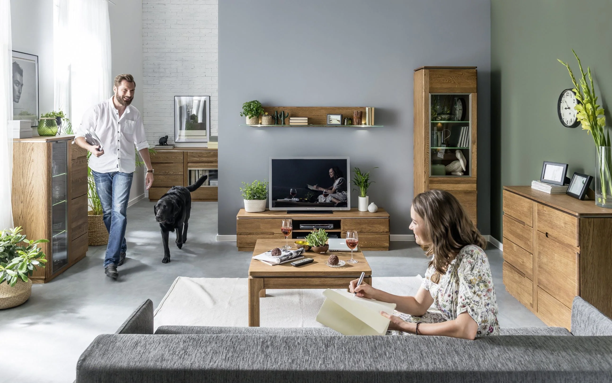 Buffet en bois de chêne Monténégro 47 - LoftStory - Image 8