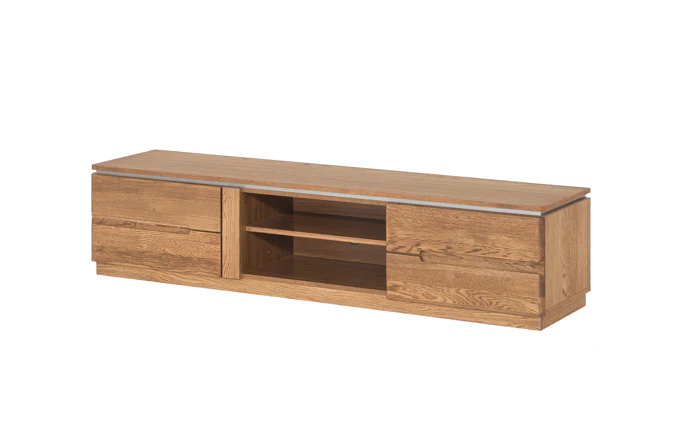 Meuble TV en bois de chêne Monténégro 25 - LoftStory - Image 6