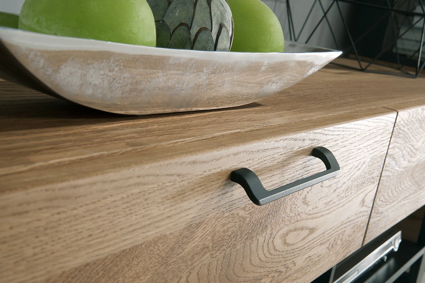 Meuble TV en bois de chêne Mozaik 24 - LoftStory - Image 4
