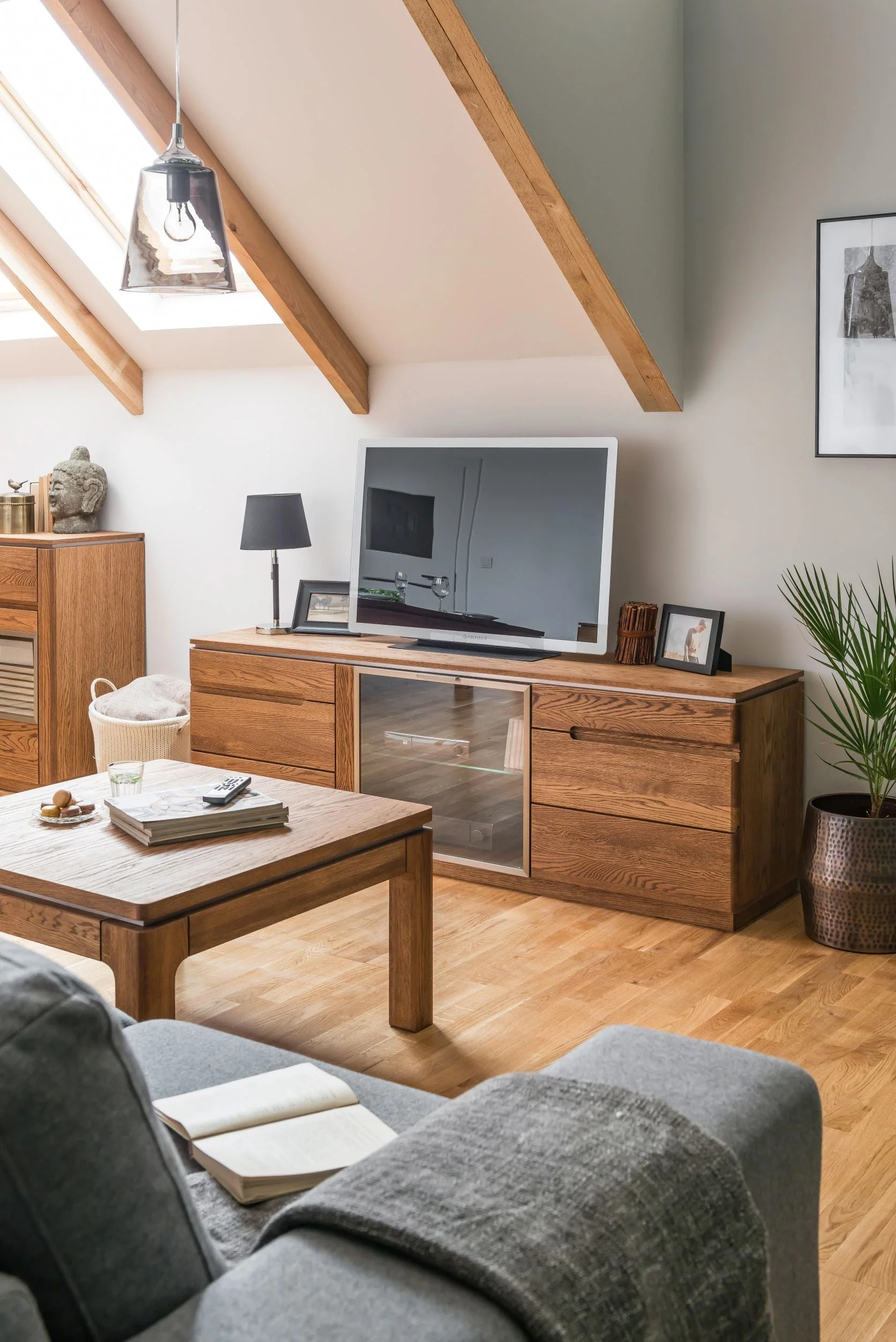 Table basse en bois de chêne Monténégro 41 - LoftStory - Image 3
