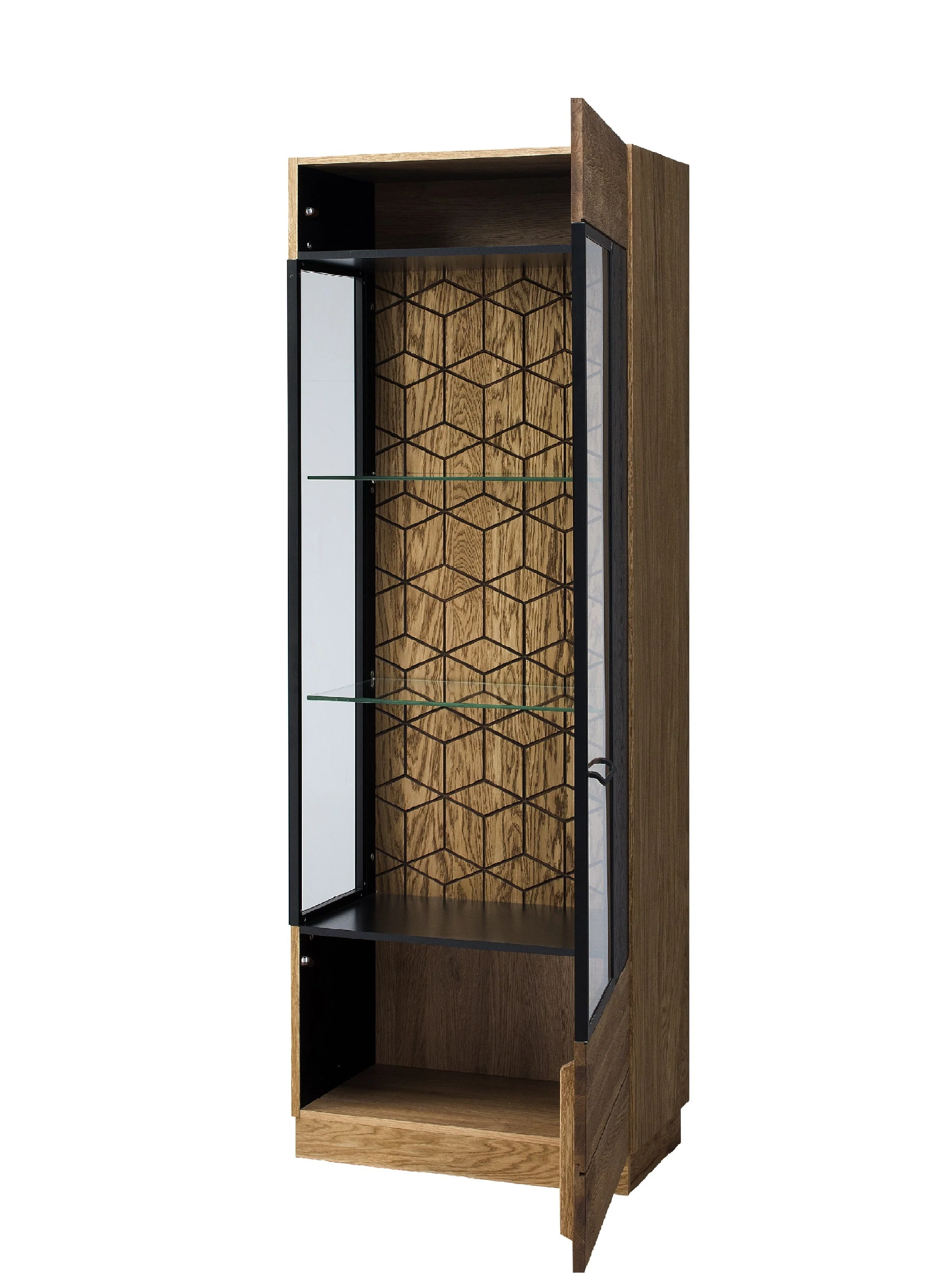 Vitrine en bois de chêne Mozaik 10 - LoftStory - Image 9