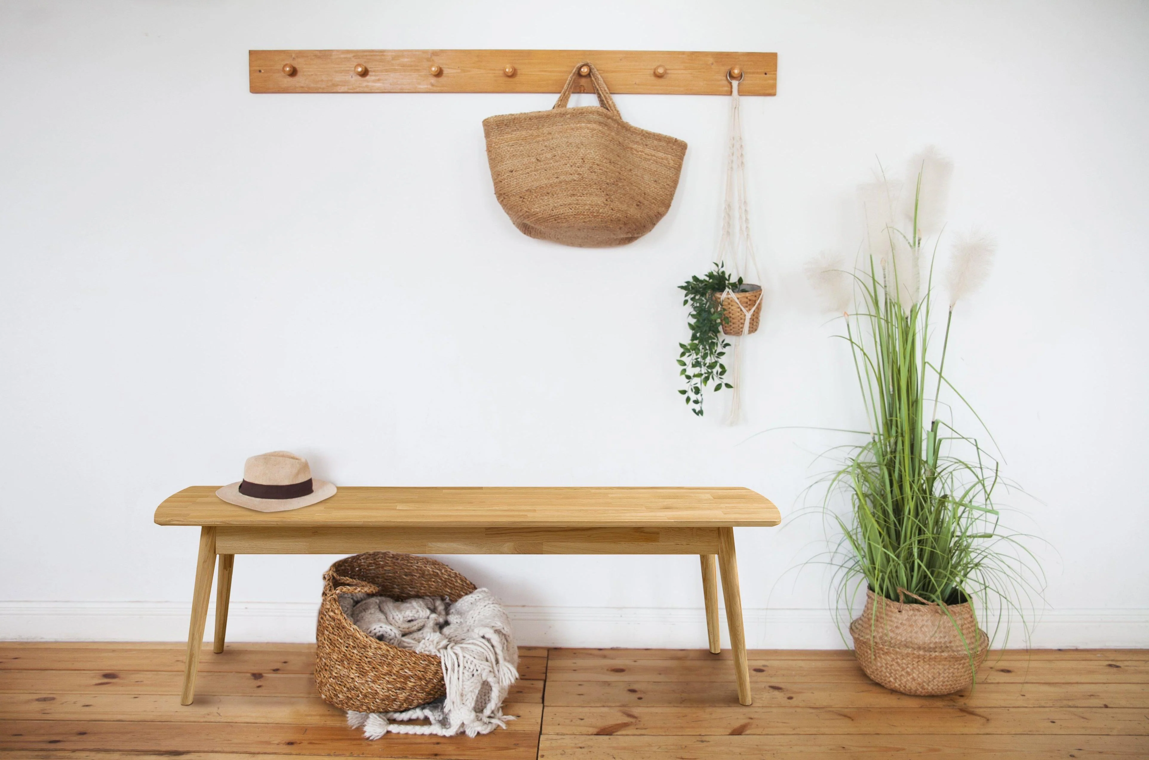 Banc en bois massif de chêne Escandi –  NordicStory - Image 10