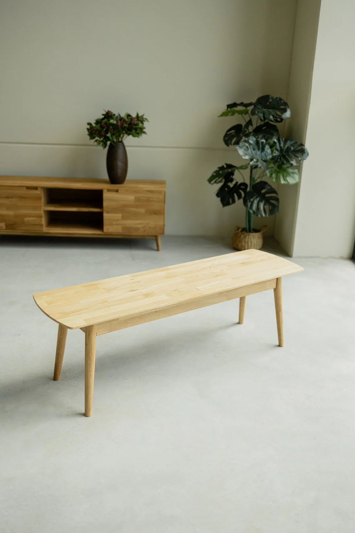 Banc en bois massif de chêne Escandi –  NordicStory - Image 7
