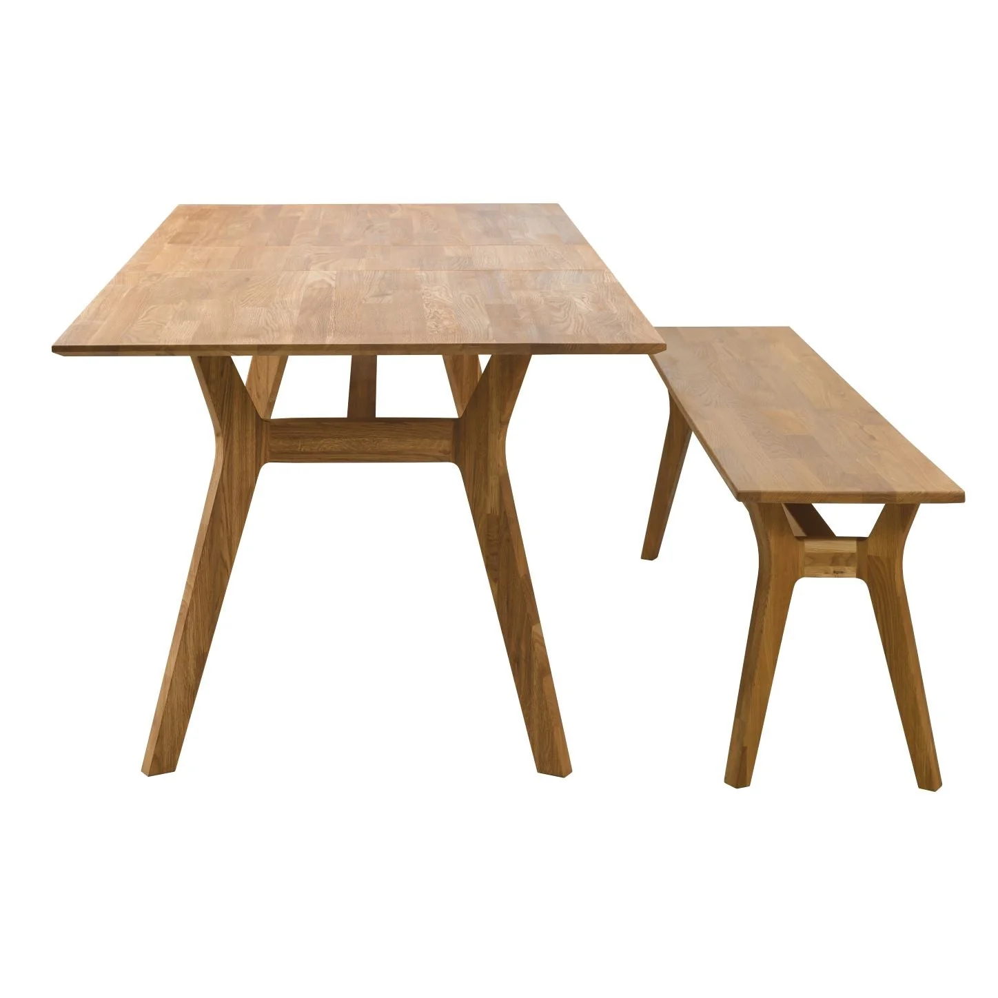 Banc en bois massif de chêne Harold – NordicStory - Image 6