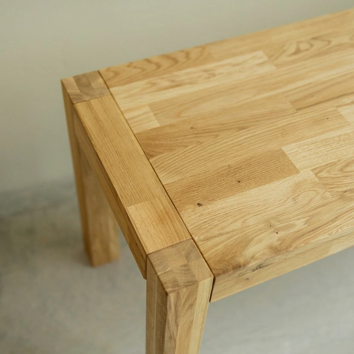 Banc rustique en bois massif de chêne Provence - NordicStory - Image 4