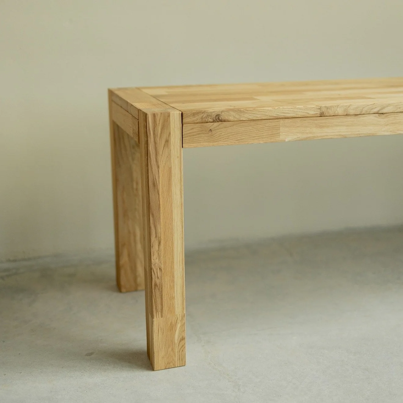 Banc rustique en bois massif de chêne Provence - NordicStory - Image 6