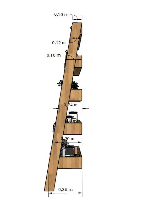 Bibliothèque en bois massif de chêne Escandi - NordicStory - Image 10