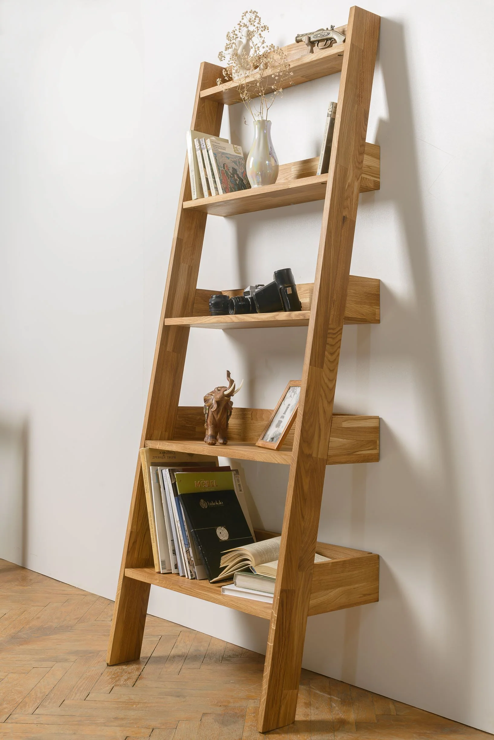 Bibliothèque en bois massif de chêne Escandi - NordicStory - Image 3