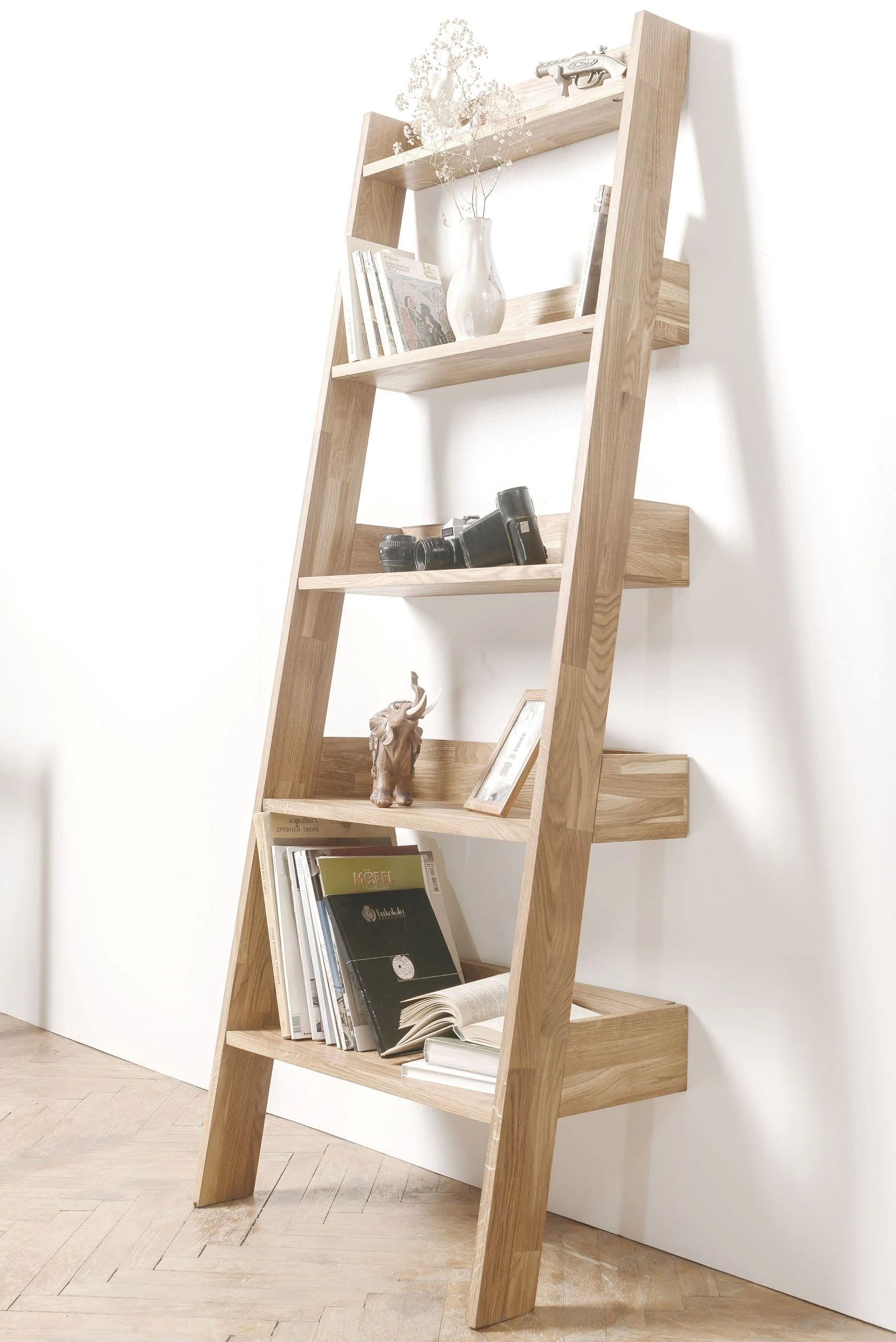 Bibliothèque en bois massif de chêne Escandi - NordicStory - Image 6