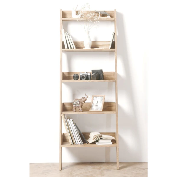 Bibliothèque en bois massif de chêne Escandi - NordicStory - Image 7