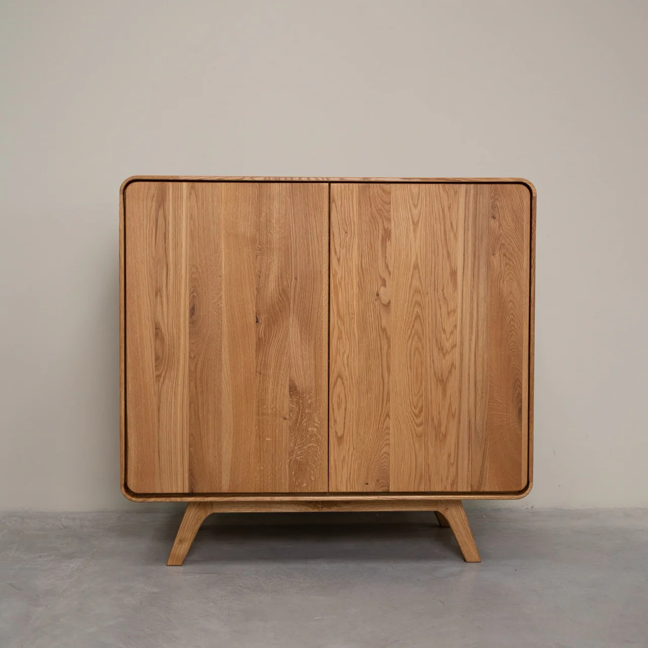 Buffet 2 portes en bois massif de chêne Genève 2 - NordicStory - Image 3