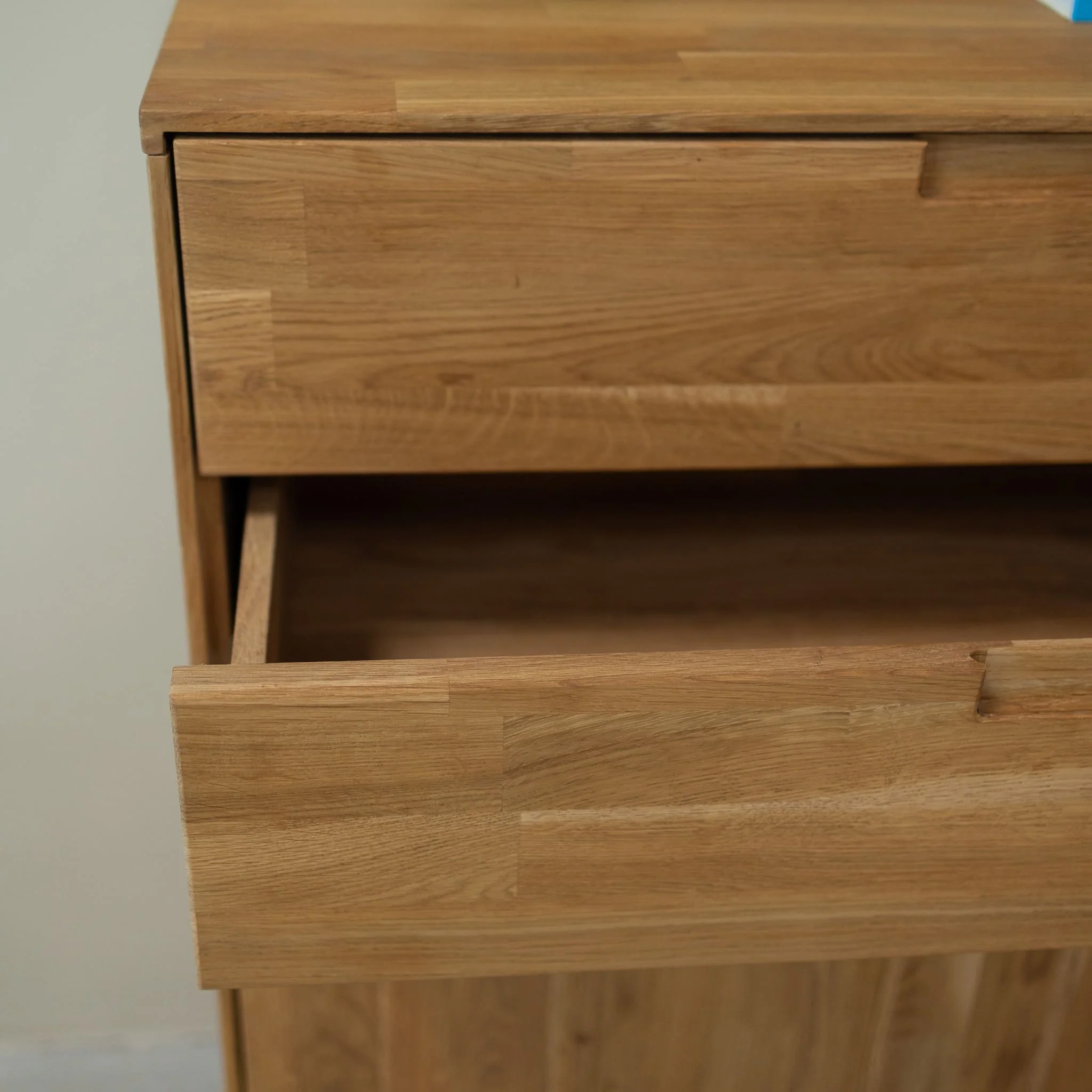 Buffet commode en bois massif de chêne Escandi 2 - NordicStory - Image 5