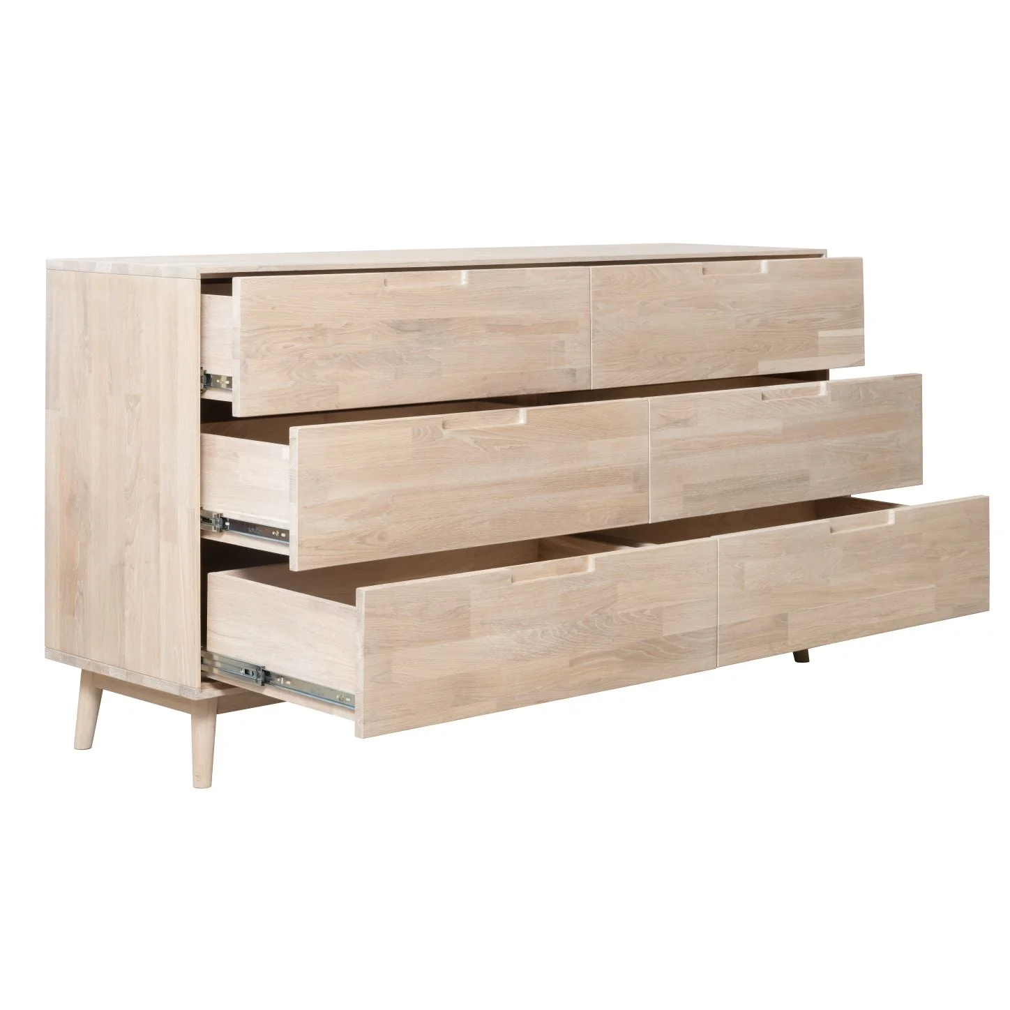 Buffet commode en bois massif de chêne Escandi 4 - NordicStory - Image 15