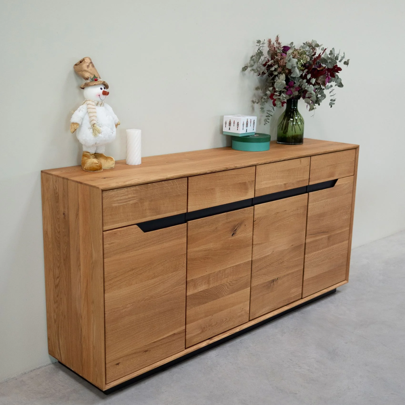 Buffet en bois massif de chêne Bremen - NordicStory - Image 12