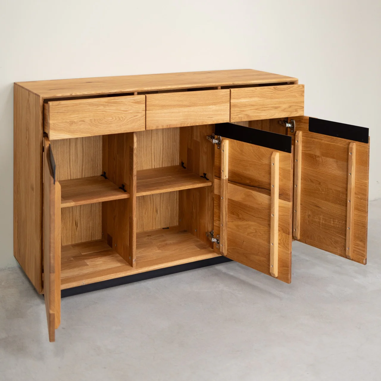 Buffet en bois massif de chêne Bremen 2 - NordicStory - Image 12