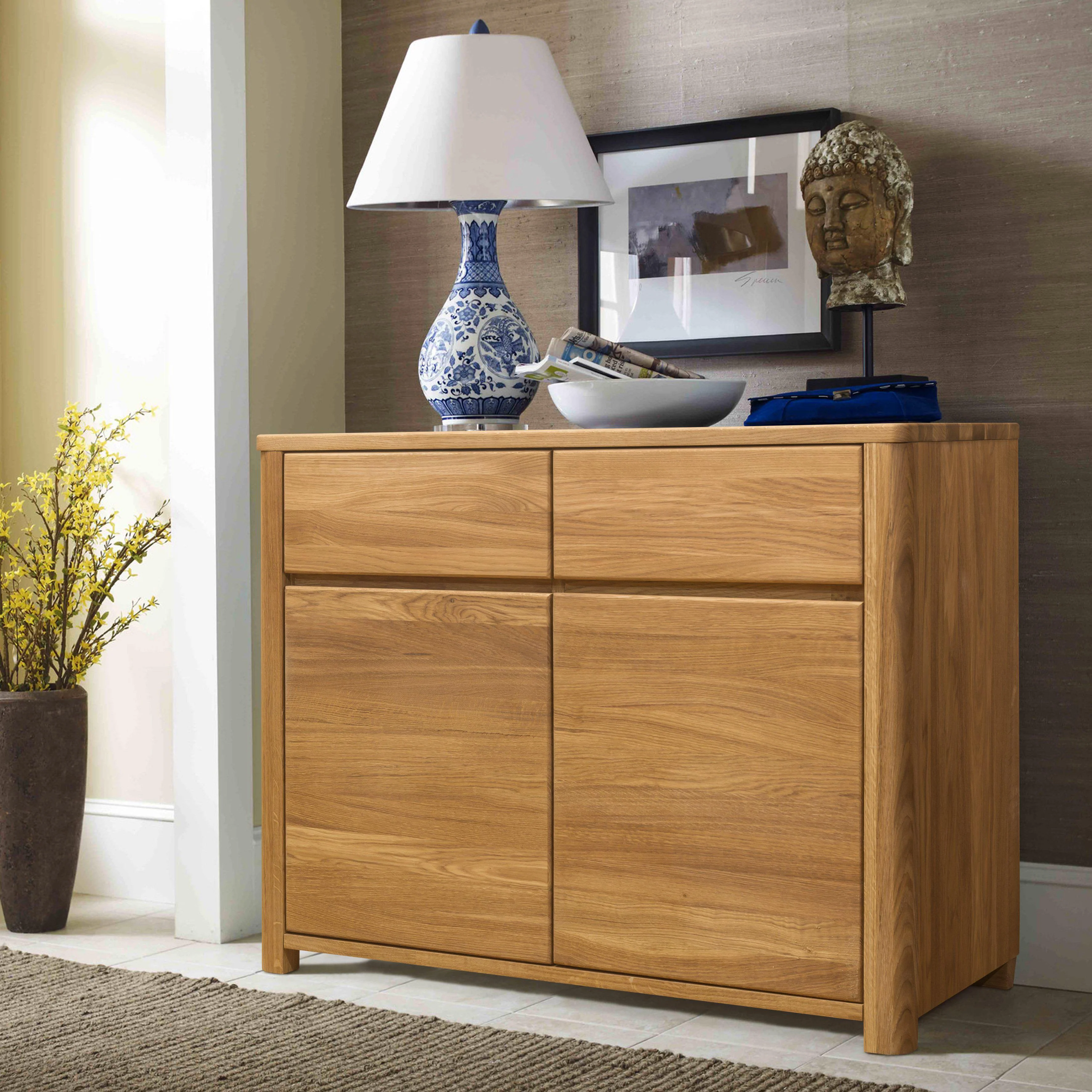 Buffet commode en bois massif de chêne Elsa 2 - NordicStory - Image 11