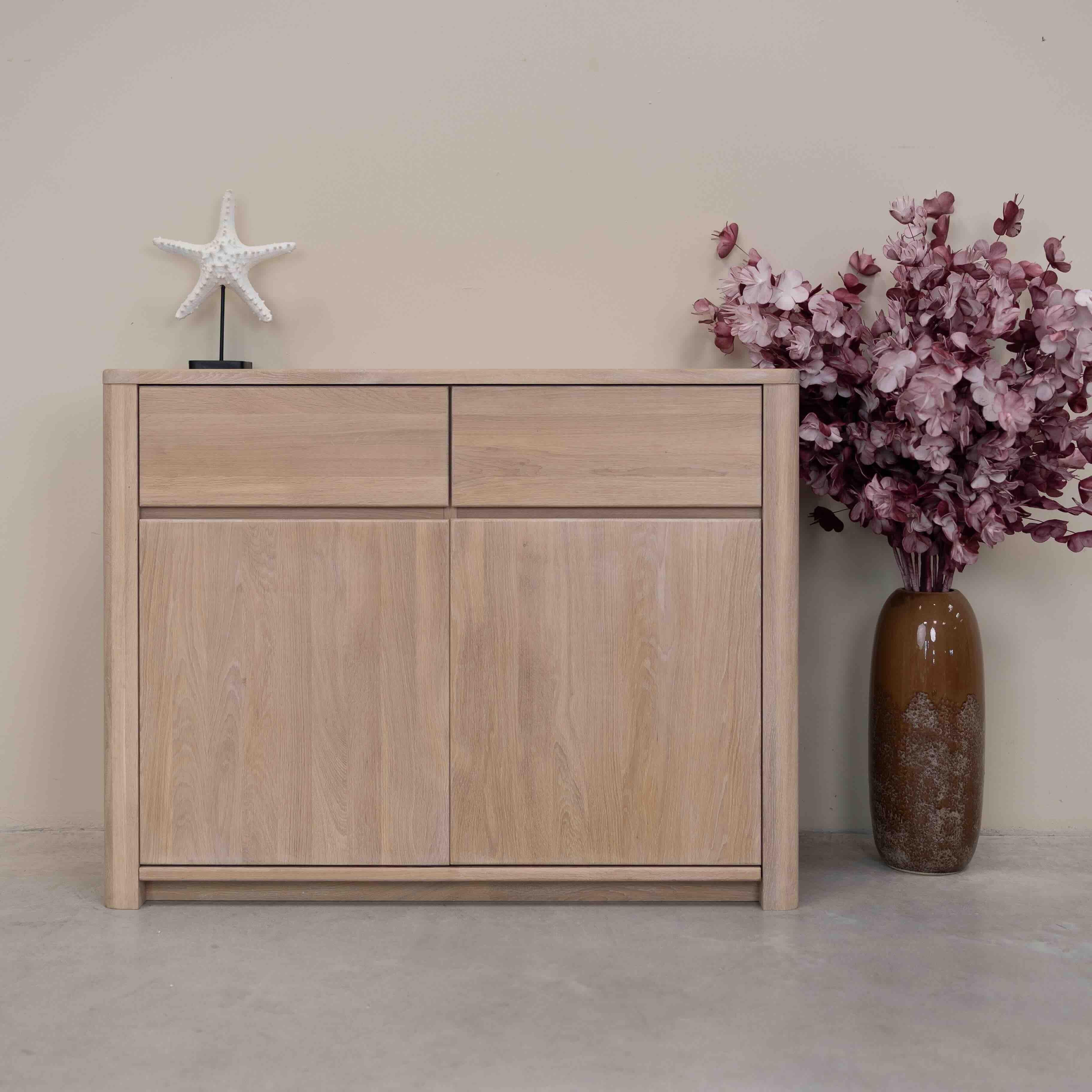 Buffet commode en bois massif de chêne Elsa 2 - NordicStory - Image 9