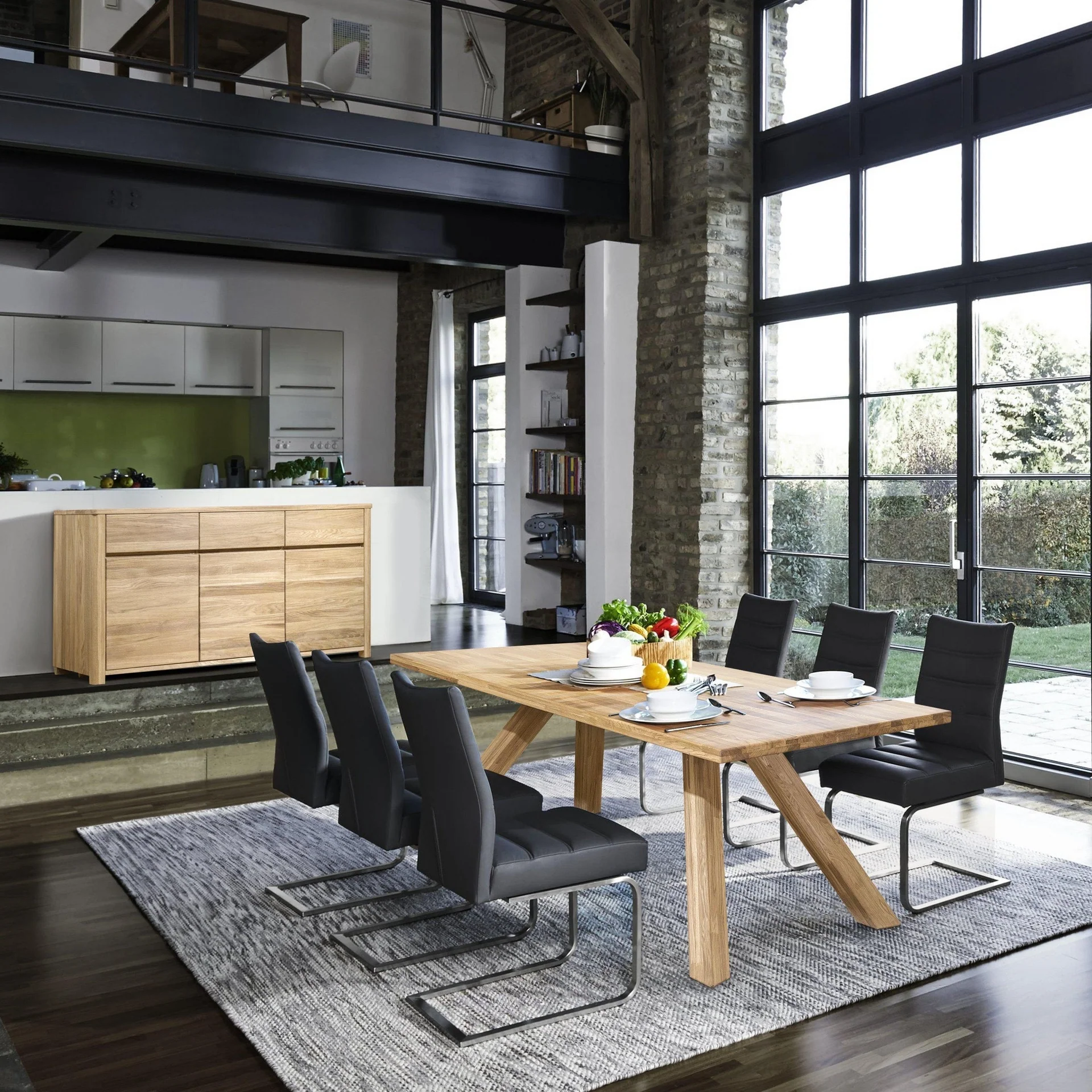 Buffet en bois massif de chêne Elsa 3 - NordicStory - Image 11