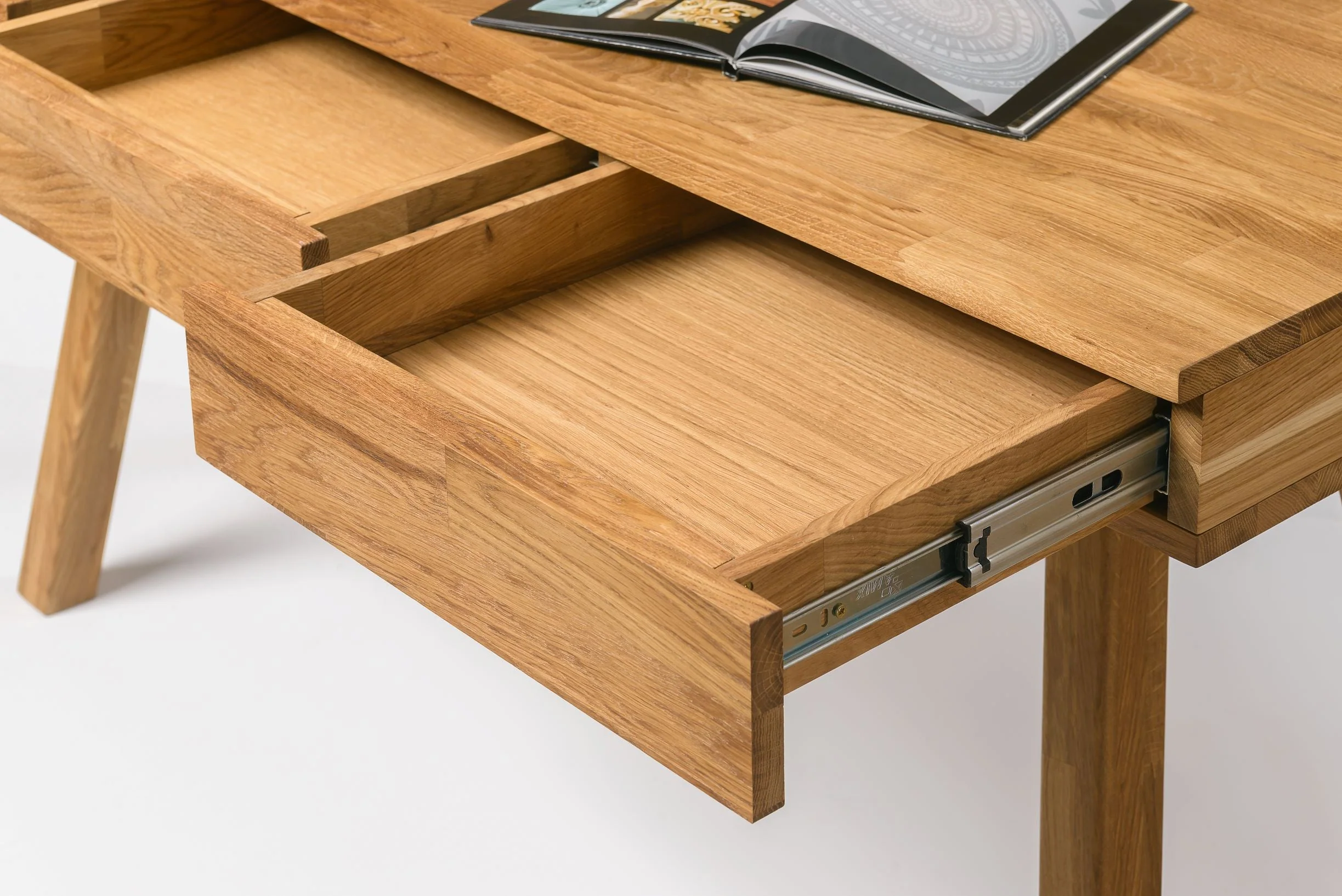 Bureau console en bois massif de chêne Einstein I  - NordicStory - Image 11