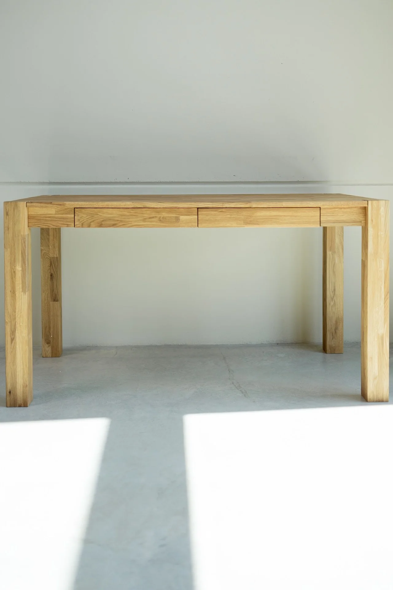Bureau console en bois massif de chêne Royal - NordicStory - Image 6
