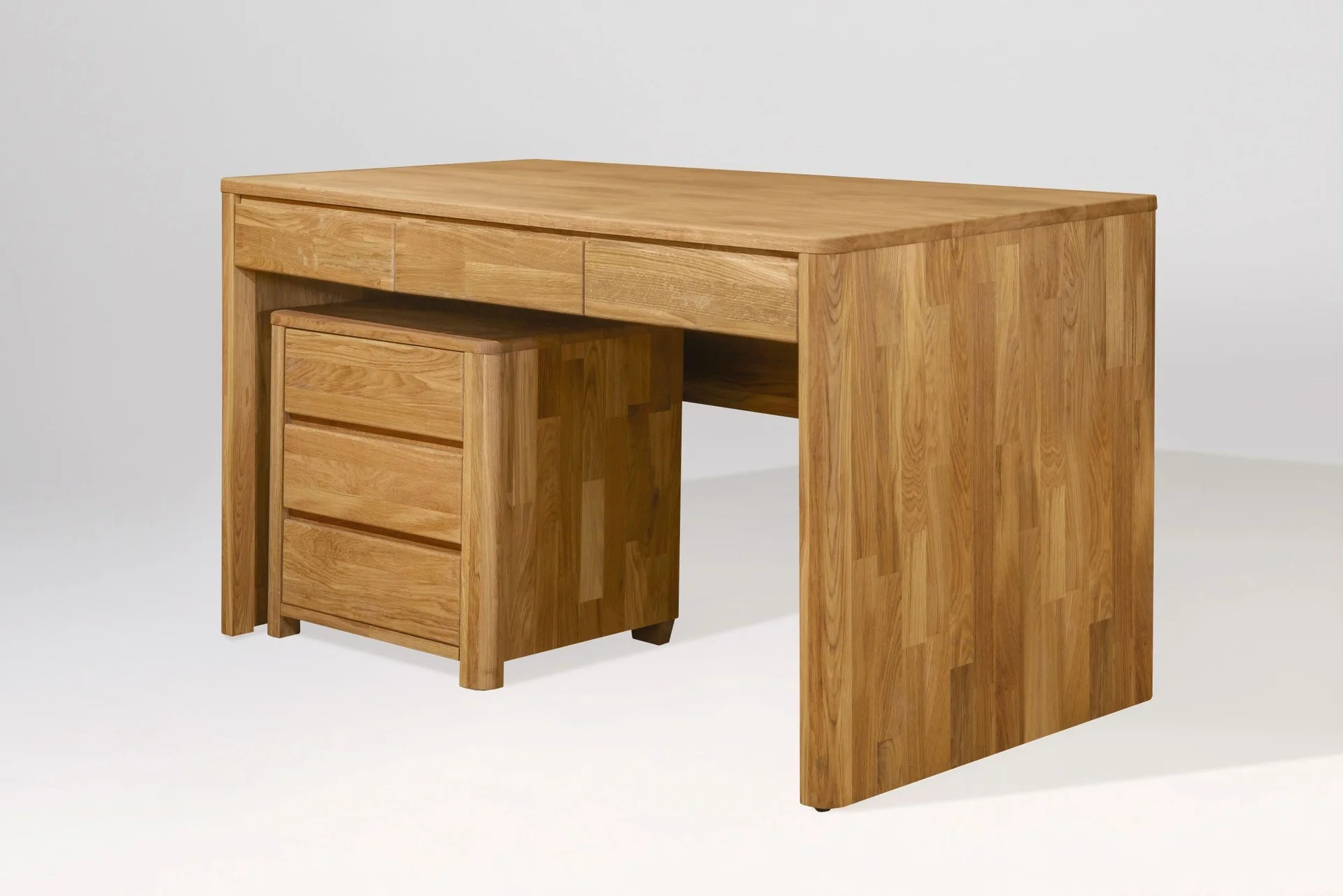 Bureau en bois massif de chêne Elsa  - NordicStory - Image 3