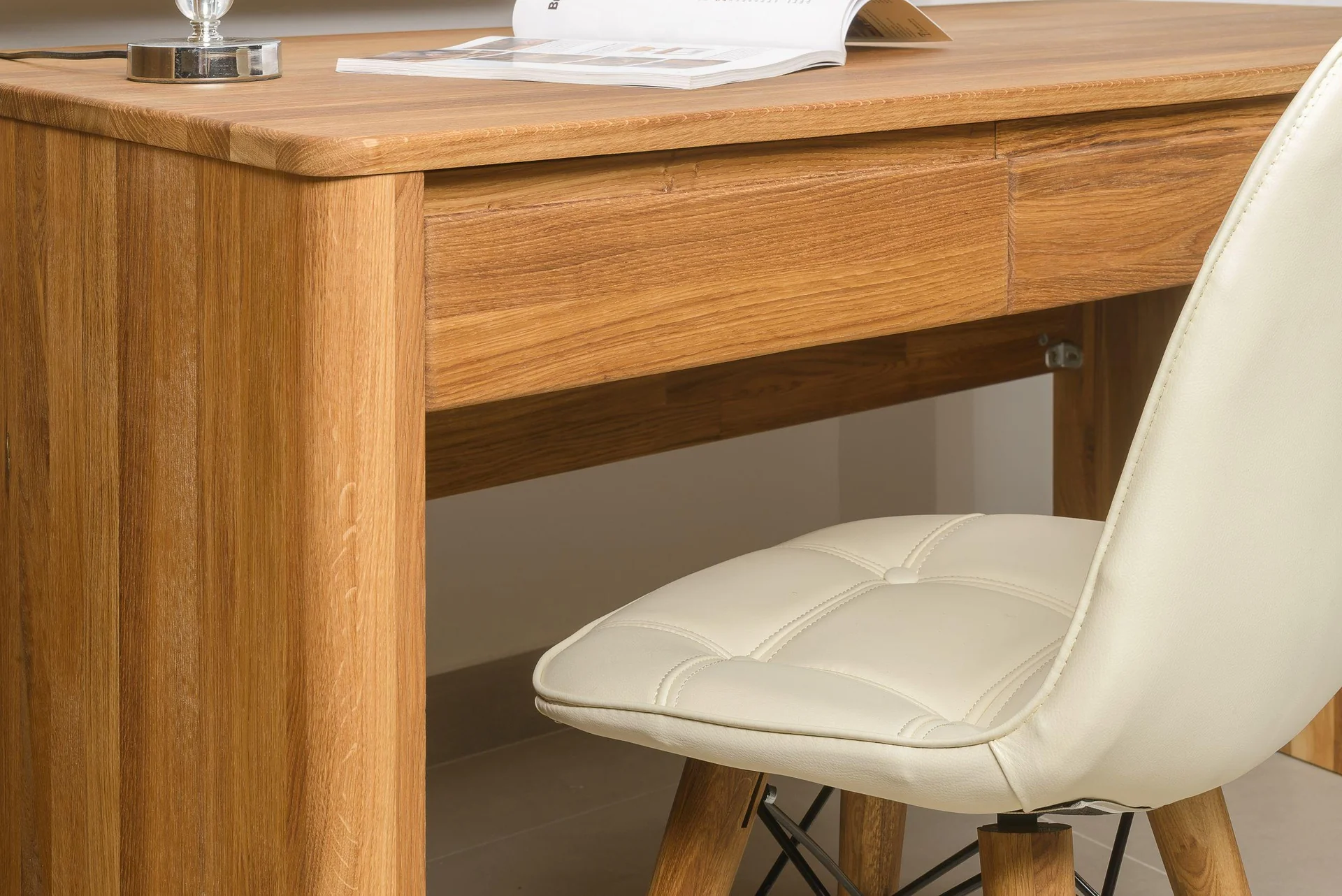 Bureau en bois massif de chêne Elsa  - NordicStory - Image 4