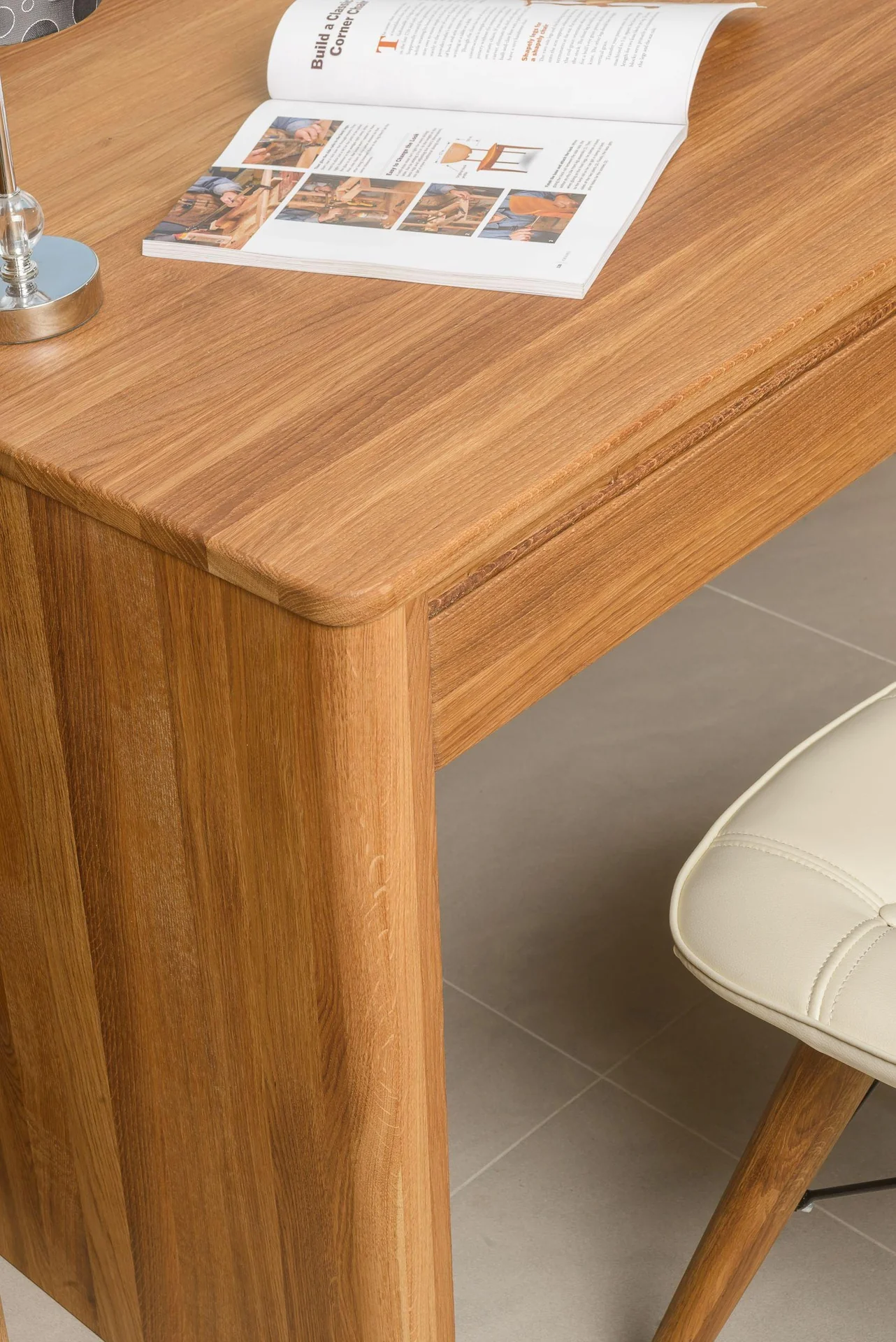 Bureau en bois massif de chêne Elsa  - NordicStory - Image 8