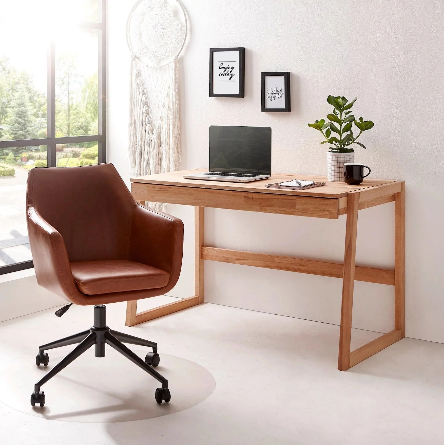 Bureau en bois massif de chêne Eric - NordicStory - Image 13