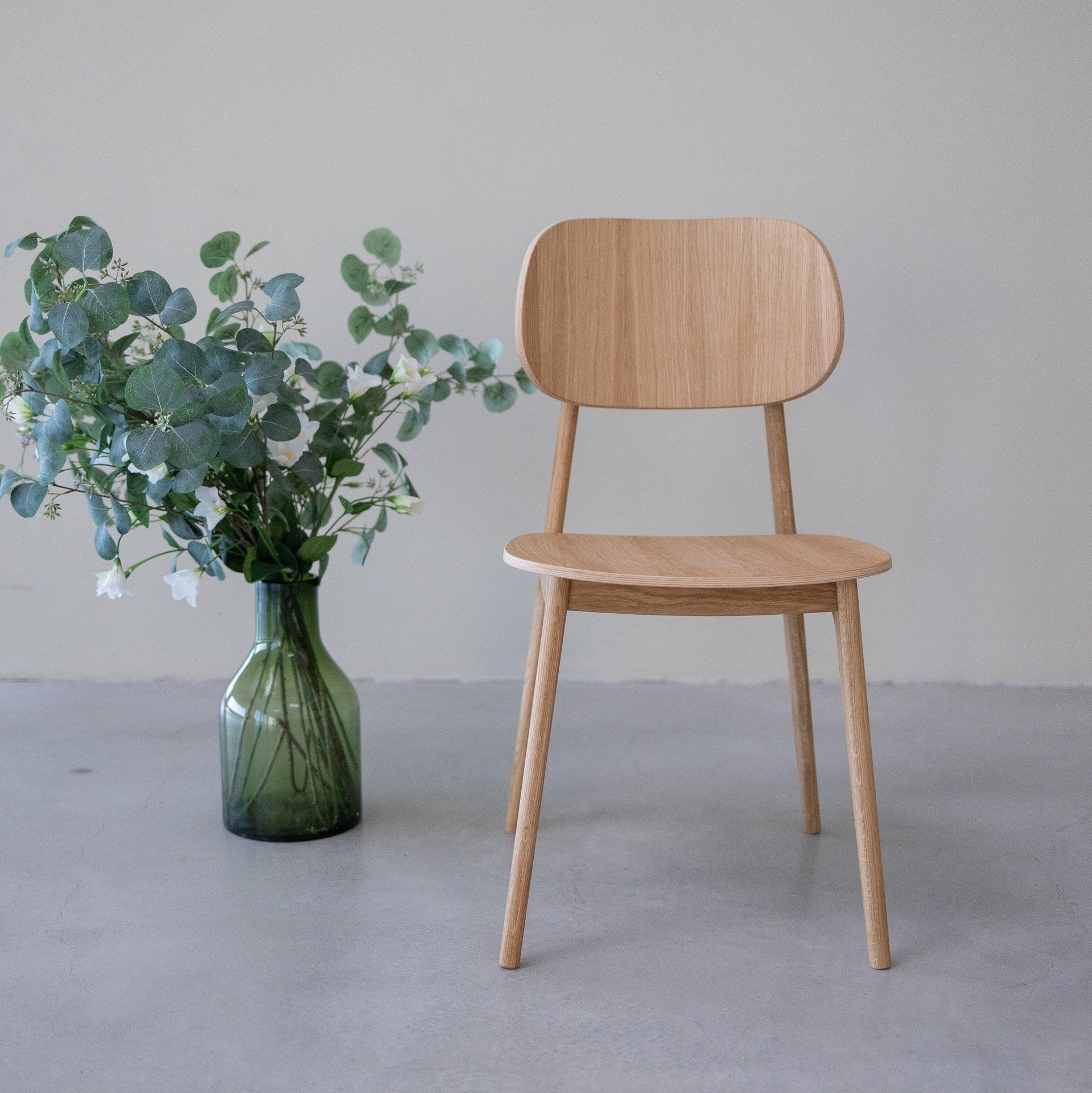 Chaise de salle à manger en bois massif de chêne Varde – Lot de 2 ou 4 chaises - NordicStory - Image 6